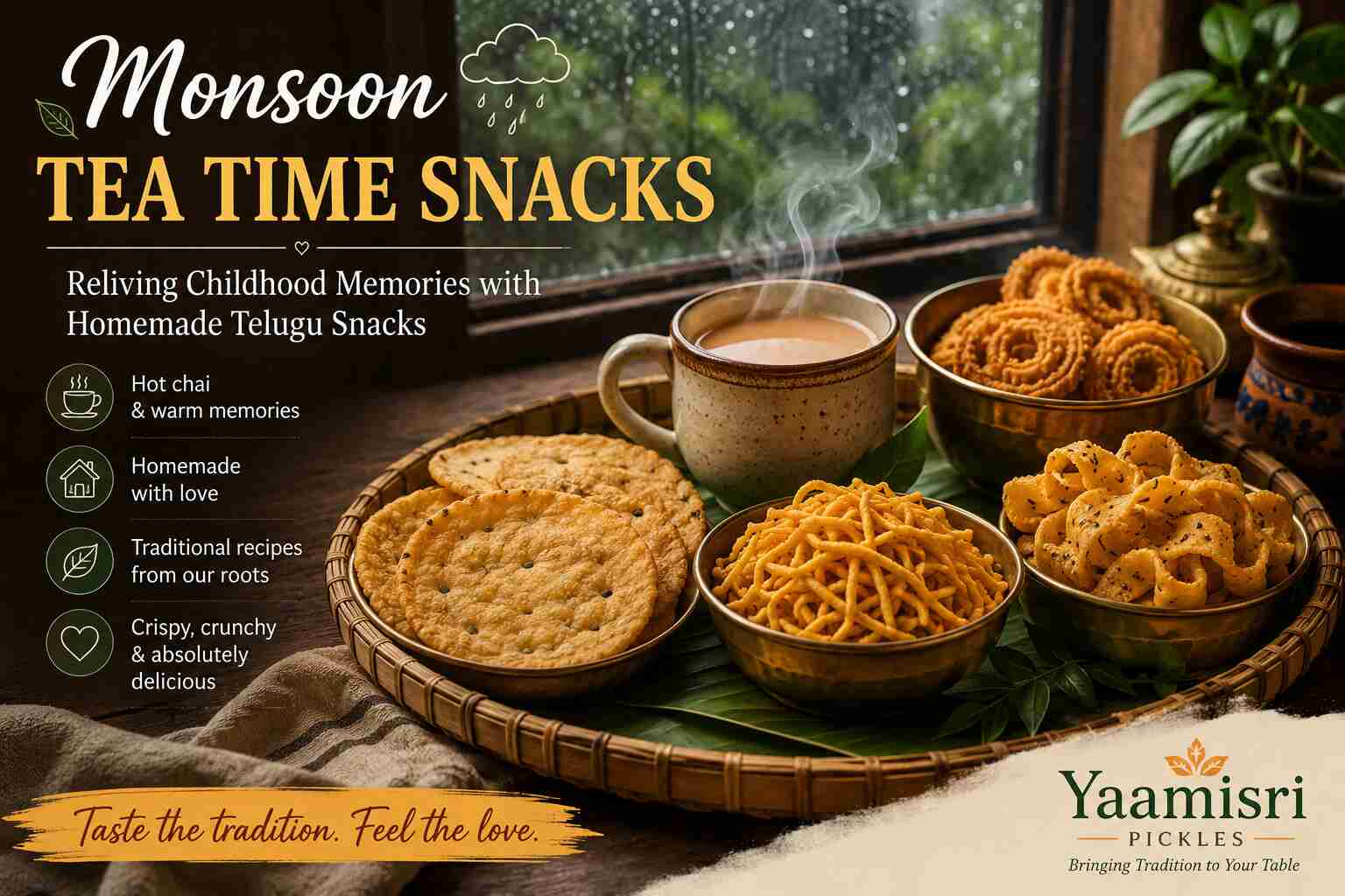 Best Monsoon Tea-Time Snacks | Homemade Telugu Snacks That Taste Like Home