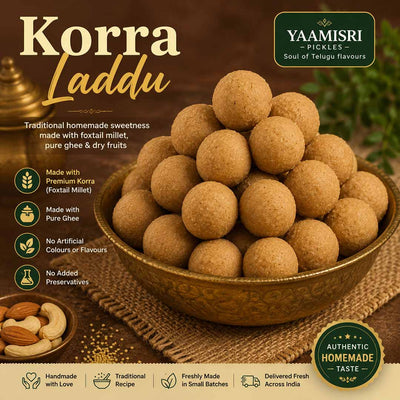 Korra (Foxtail Millet) Laddu