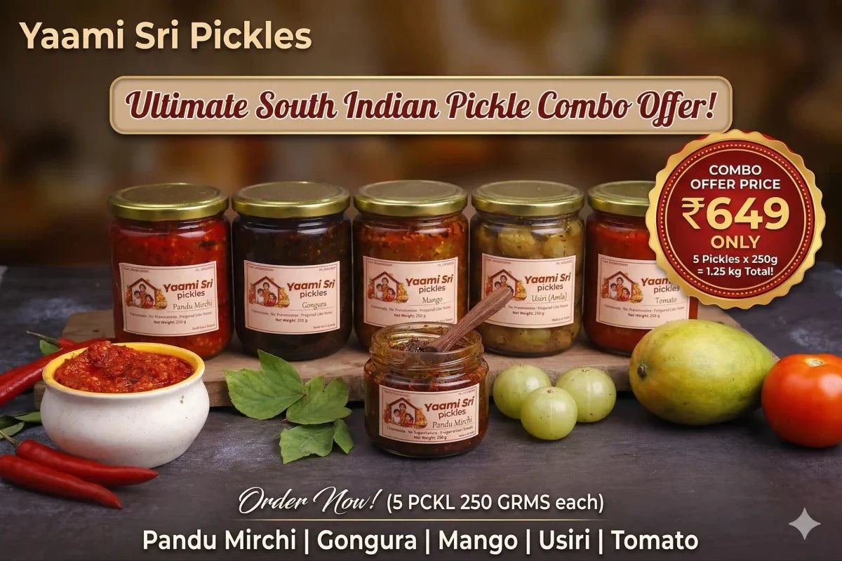 Veg Pickle Combo - Yaamisri Pickles