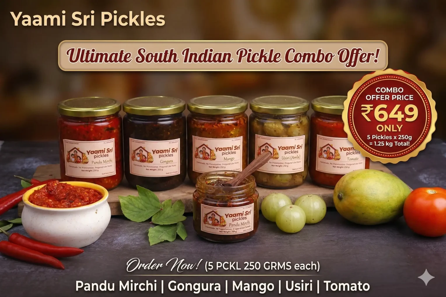 Veg Pickle Combo